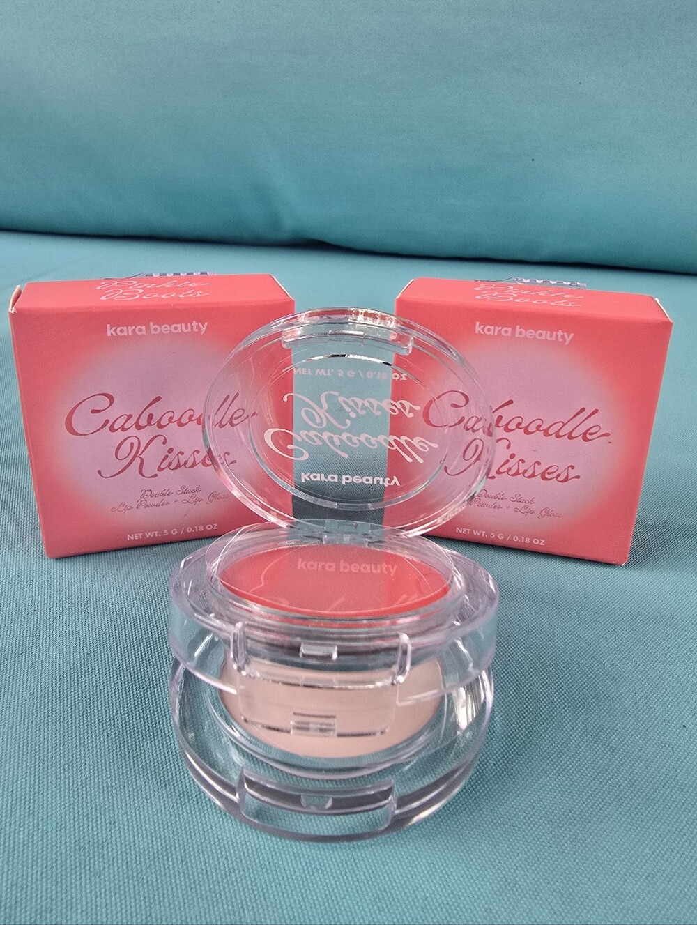 Caboodle Kisses Lip Powder & Lip Gloss - Pinkie Boots (1 pc)